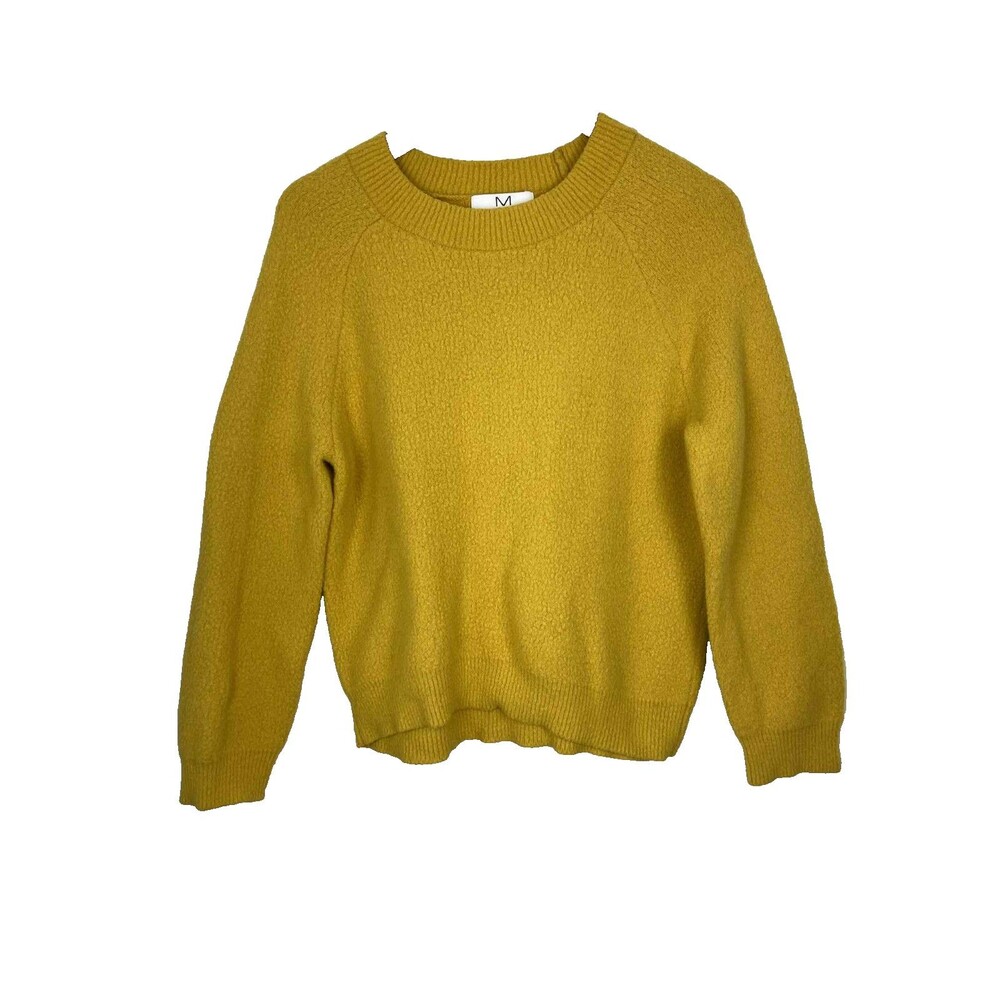 Magaschoni Women’s Size Medium Mustard Yellow Cozy Soft Stretchy Autumn Fall